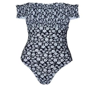 Xhilaration | Smocked Off the Shoulder One Piece